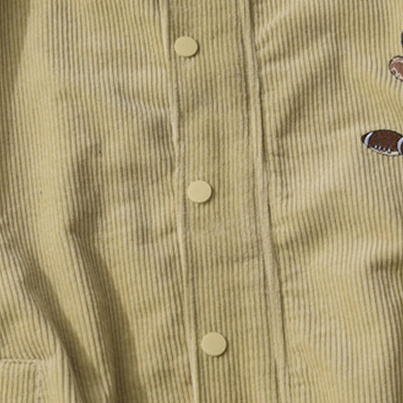 Corduroy Baseball Style Jacket